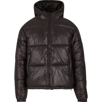 Bunda Urban Classics Shiny Puffer Jacket With Hood Black L