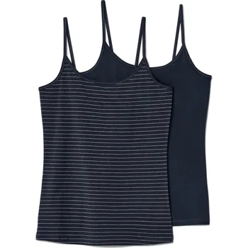 Podprsenka 702026 - Tchibo - Košilky se špagetovými ramínky - pro ženy - vel. L 44/46 - barva: modrá