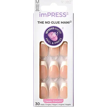 Lak na nehty Samolepící nehty ImPRESS Nails / Ideal KISS - 30 ks