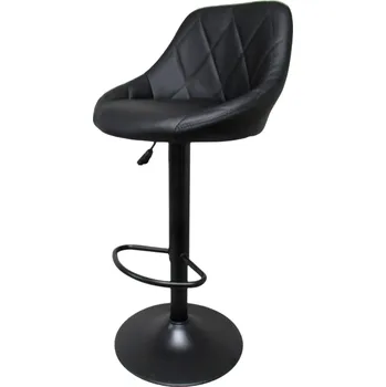 Barová židle Hocker D3B Barová židle Otočné křeslo Extra kůže Nastavitelná výška