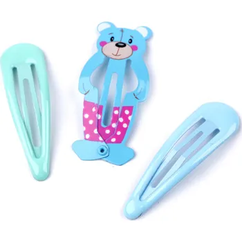 Náramek Sponka do vlasů pukačka, malé, 15 mix medvěd