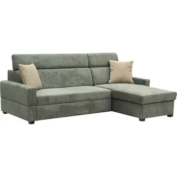 Sedací souprava GAPPA NEW - UNI- rohová sedací souprava, látka OLIVOVÁ - ARAGON 39/polštářky ARAGON 35 žlutozelená -( =3balíky)(FE) (K250-Z)NOVINKA