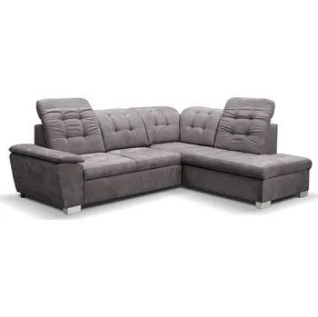 Sedací souprava KARETA Pravá (KALVI-2balíky ) - sedací souprava celá CASTEL 93 tmavě šedá - kolekce - "ST"(Z) (K250-Z) NOVINKA