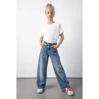 Chlapecké kalhoty Dětské rifle Coccodrillo JEANS COLLECTION GIRL ZC5123104JCG modrá 55X, vel. 134