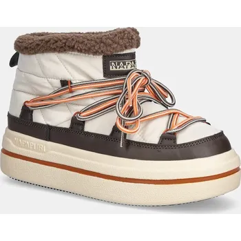 Dámská zimní obuv Sněhule Napapijri F5GLACIER02/NYP béžová barva, NP0A892U NB7 NP0A892U.NB7 80X, EUR 39