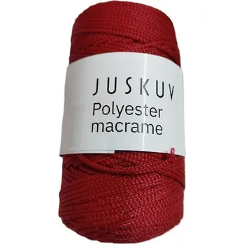 Příze Polyester macrame Juskuv vínová světlá EU