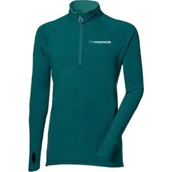 Pánská mikina TOREZ MERINO ZIP pánská funkční mikina s krátkým zipem zelená XXL