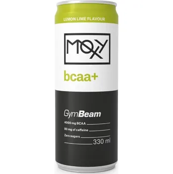 Aminokyselina GymBeam MOXY bcaa+ energetický nápoj citrón limetka