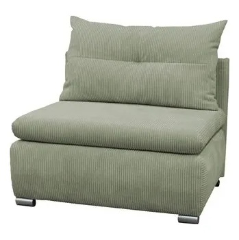 Pohovka LINDA 1- pohovka rozkládací 1R-š.100, látka ZELENÁ - POSO 47(YELLOW-1R) (FI) - kolekce "F" (K250)NOVINKA