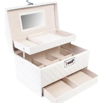 Šperkovnice Aga Šperkovnice 30x20,5x19,5 cm Béžová