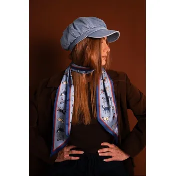 Čepice Čelenka Art Of Polo 24403 Divocí koně světle modrá univerzální