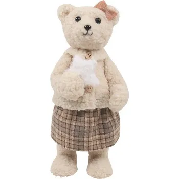 Party dekorace Medvědice na postavení 17 x 36 x 16 cm, hnědá