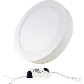 LED osvětlení LED panel KRUHOVÝ BRGD0117 225x35mm přisazený - 18W - 230V - 1480Lm - teplá