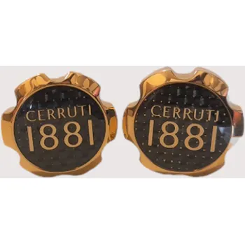 MANŽETOVÝ KNOFLÍK CERRUTI 1881 GOLD / BLACK