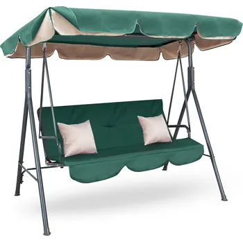 Zahradní houpačka Aga Zahradní houpačka Majka Tmavě zelená