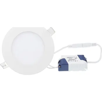 LED osvětlení LED panel KRUHOVÝ BRGD0100 vestavný - 120x120x12mm - 6W - 230V - 390Lm - neutrální bílá