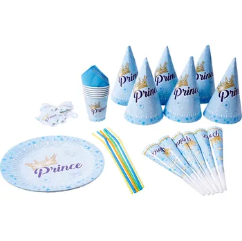 Jednorázové nádobí Aga4Kids Narozeninová sada DS981-4