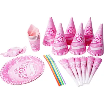 Jednorázové nádobí Aga4Kids Narozeninová sada DS981-1