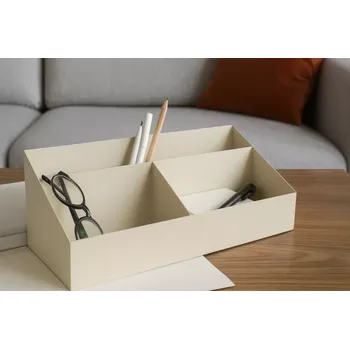 Laminovací fólie Hübsch Stolní organizér Pod, pískový