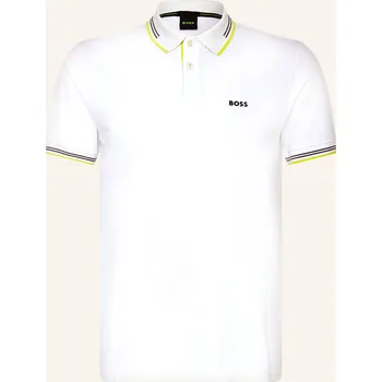 Pánské oblečení Boss Pánská Polokošile Z Piké Paul Slim Fit, neonově žlutá /...