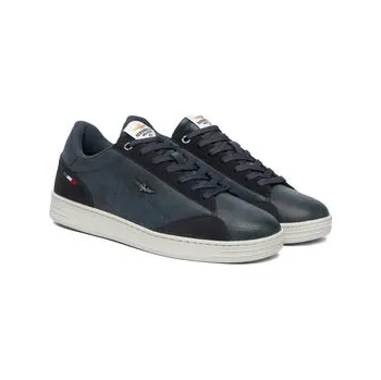 Pánské tenisky Sneakersy Aeronautica Militare 252SC0306UCT03385 Tmavomodrá 44