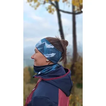 Sportovní čelenka Sportovní Nákrčník Noční hory