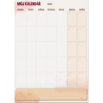 Dřevěná hračka Učení s nápadem Učení s nápadem Měsíční magnetický kalendář