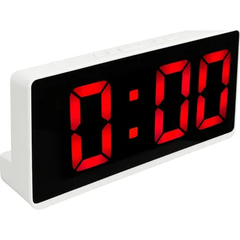 Budík Aga Digitální hodiny s budíkem Červené