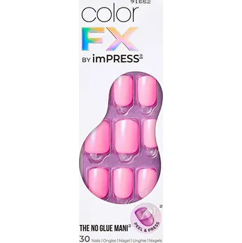 Podkladová báze na oční stíny Nalepovací nehty ImPRESS Color FX / Late Night KISS - 30 ks