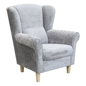 Křeslo KLIPOS (CLIP) - křeslo látka šedá PH09/ nožky dub sonoma, kolekce "FN" (K250) NOVÁ LÁTKA