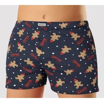 Trenýrky Andrie Vánoční trenky ANDRIE modrá M