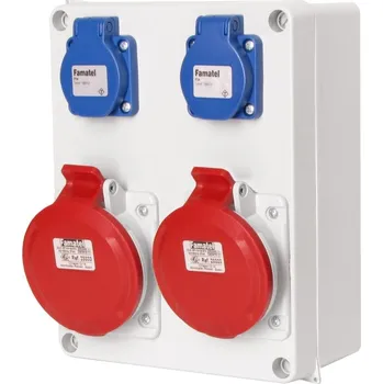 Rozvaděč FAMATEL Krabice 30708 IP44 2x230V, 2x32/5 30708