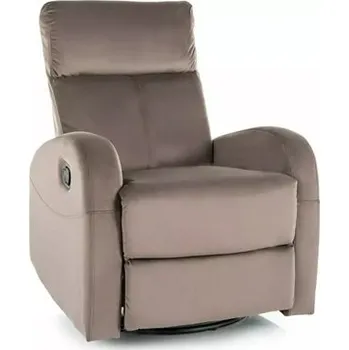 Křeslo OLIMPUS - relaxační křeslo mechanické- látka CAPUCCINO -Bluvel 38, Nosnost 150kg (S) (OLIMPVCA) (K150-Z)