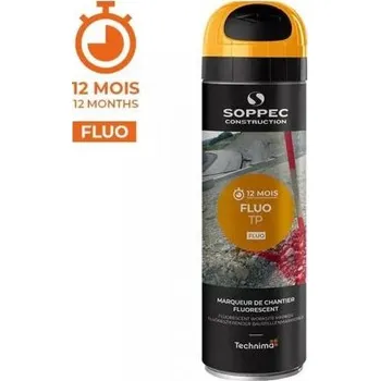 Barva ve spreji Značkovací reflexní sprej FLUO TP Soppec 500ml ŽLUTÝ