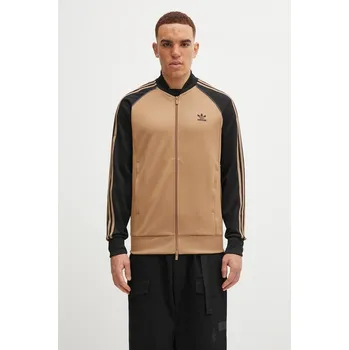Pánská mikina Mikina adidas Originals Sst Tt pánská, zelená barva, vzorovaná, JY1292, M, 01A