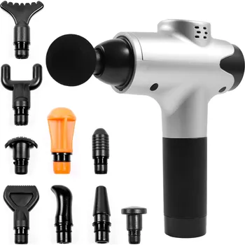 Masážní přístroj Aga Masážní pistole DS1601 Stříbrná