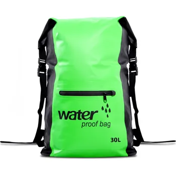 Vodácký pytel Aga Voděodolný batoh 30 l Zelený