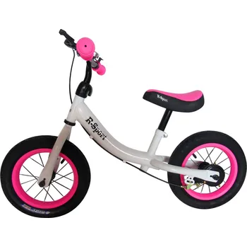 Odrážedlo R-Sport Dětské odrážedlo Kolo R3 Bílé/Růžové