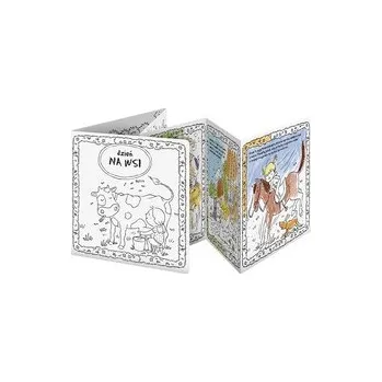 Dětská postýlka MONUMI Kniha omalovánek - Den na venkově 5+