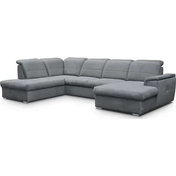 Sedací souprava BARCELONA U (BERGAMO U) - Pravá rohová sedací souprava - TMAVĚ ŠEDÁ Cloud 91 (MRS) - kolekce "MRS" (K250) NOVÁ LÁTKA