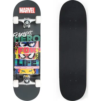 Skateboard VELKÝ DŘEVĚNÝ SKATEBOARD MARVEL FEARLESS