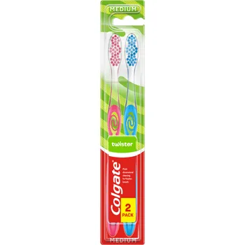 Zubní kartáček Colgate Twister Fresh zubní kartáček, střední, 2 ks / 1 bal