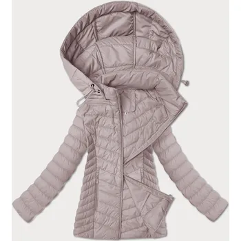 Dámská cargo bunda Dámská lehká bunda s odepínací kapucí- růžová, odstíny růžové XL (42) i392_25043-53