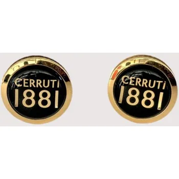 MANŽETOVÝ KNOFLÍK CERRUTI 1881 IP GOLD/BLACK