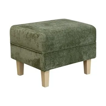 Taburet KLIPOS (CLIP) POUZE TABURET látka zelená PH 03/ nohy dub sonoma (bardolino), kolekce "FN" (K250-Z)