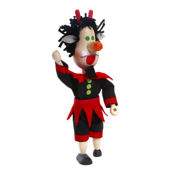 Panenka Mašek Ohebná postavička - Čert 21 cm