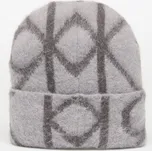 Čepice Calvin Klein Emblem Aop Brushed Hat Grey Universal