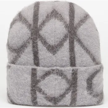 Čepice Čepice Calvin Klein Emblem Aop Brushed Hat Grey Universal