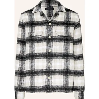 Pánská košile Allsaints Pánská Flanelová Přebírací Bunda Lapse, šedá /...