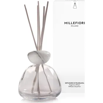 Aroma difuzér MILLEFIORI MILANO Air Design Marble White čiré sklo 350 ml